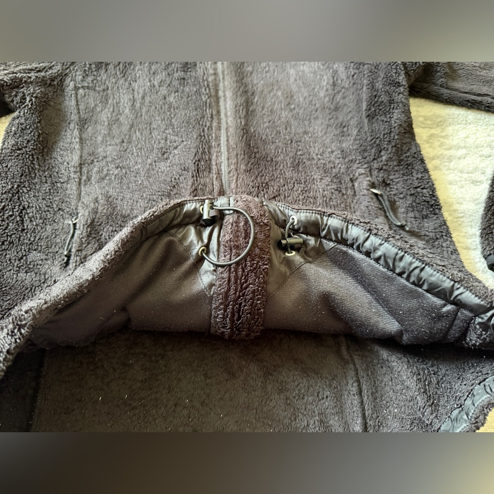 The North Face Black fluffy Fleece Jacket - Picture 3 of 6